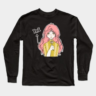 hi girl Long Sleeve T-Shirt